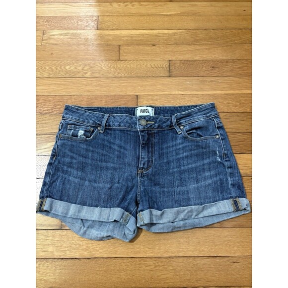 Paige Size 28 Jimmy Jimmy Jean Shorts - Picture 2 of 5
